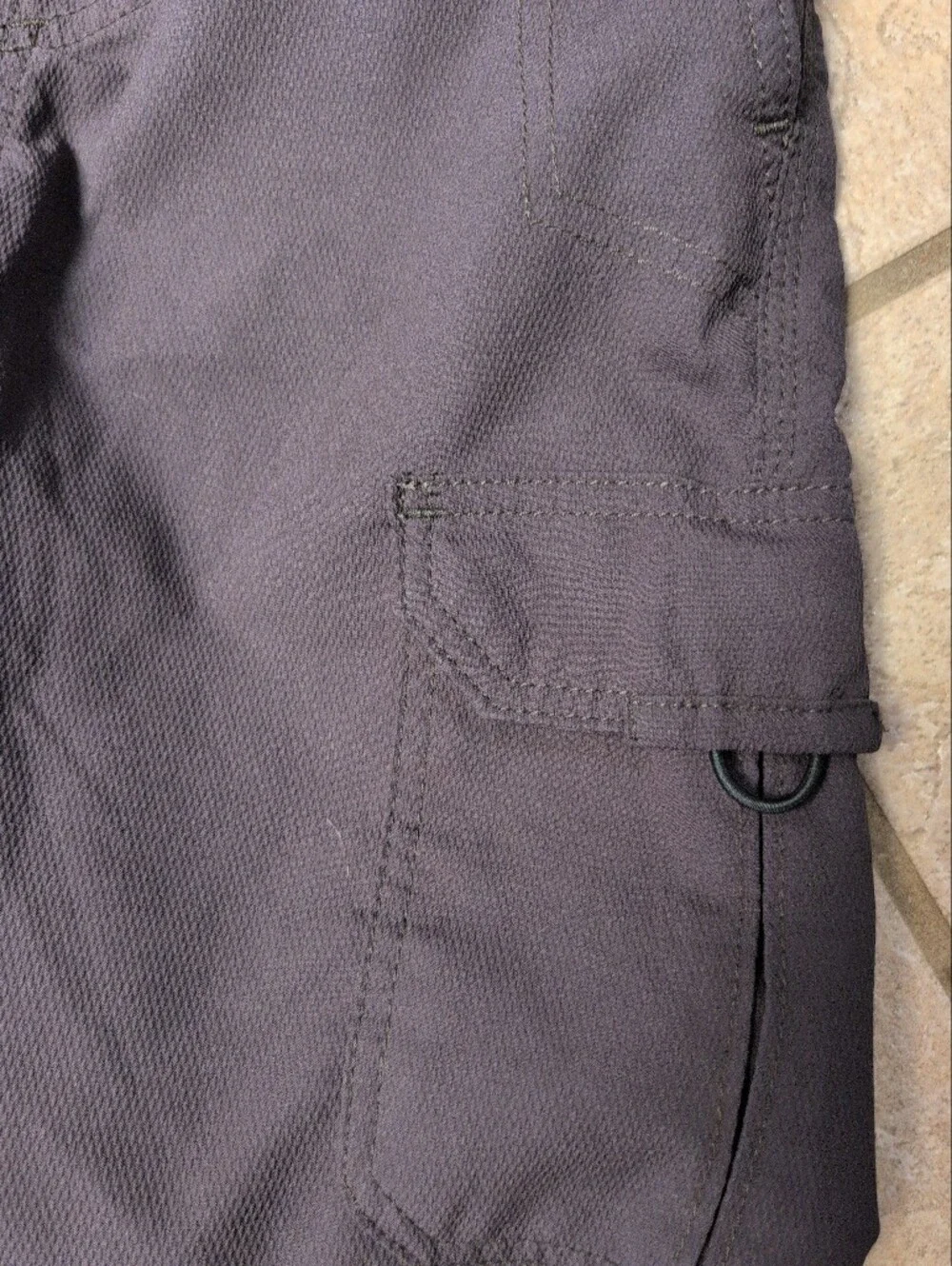 Boys Lee Cargo Drawstring Elastic Waist Shorts 10R Dark Brown Lightweight School